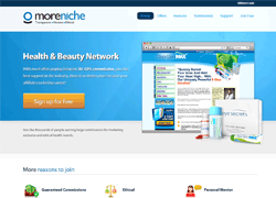 MoreNiche Affiliate Network Screenshot MoreNiche Affiliate Network Screenshot
